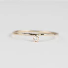 Gold Streaks Diamond Ring