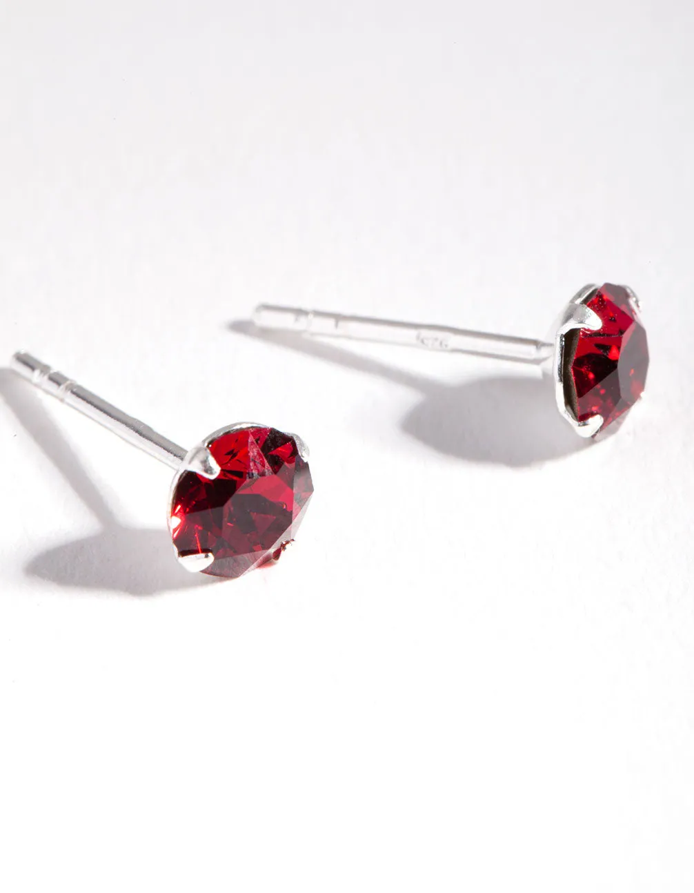 5mm Ruby Stud Earrings