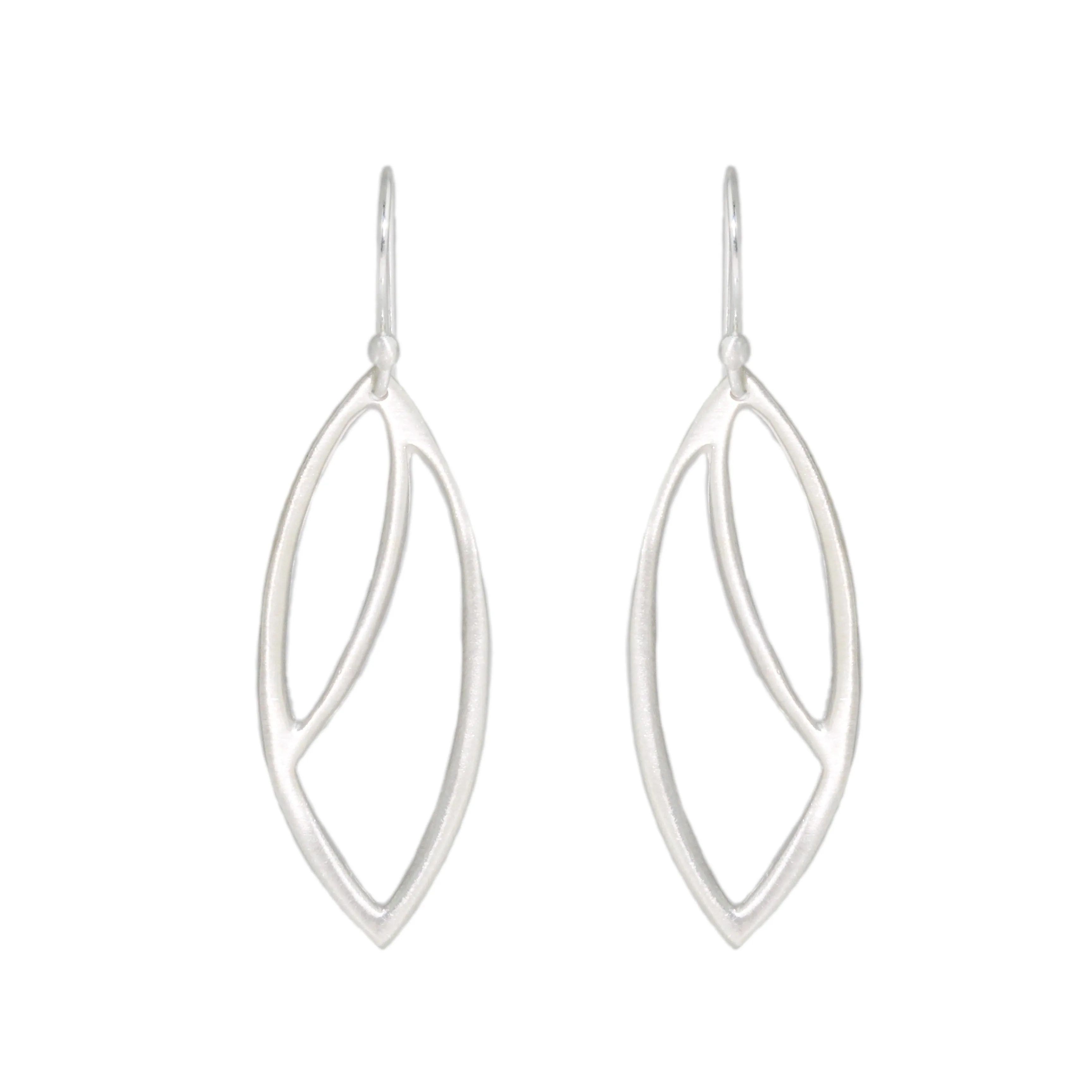 Asymmetrical Leaf Earrings