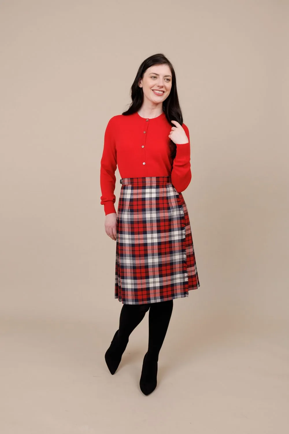 Beacon Hill 100% Worsted Wool Midi Kilt