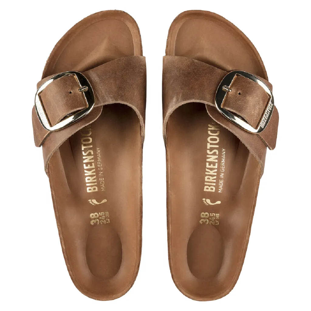 Birkenstock Women's Madrid Big Buckle Sandal - Oiled Leather