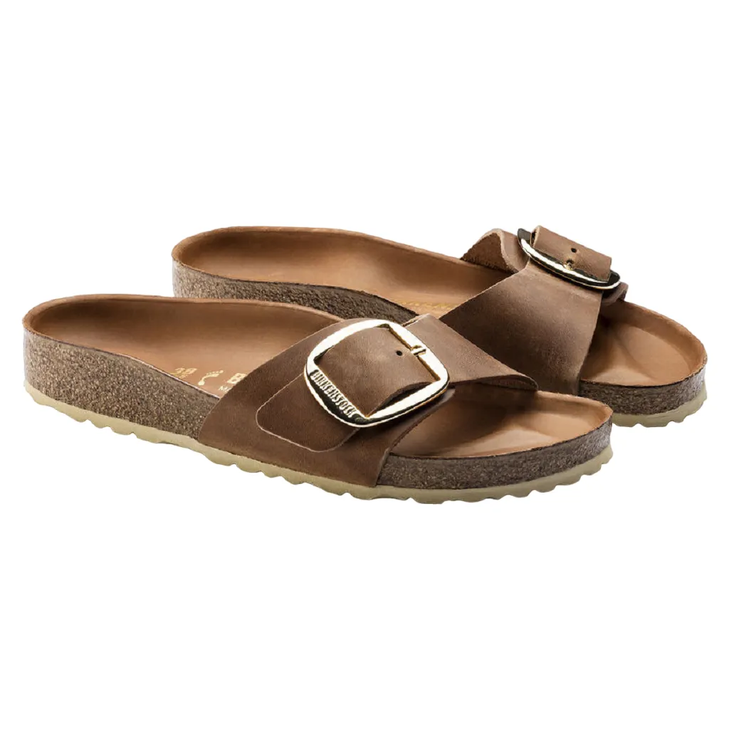 Birkenstock Women's Madrid Big Buckle Sandal - Oiled Leather