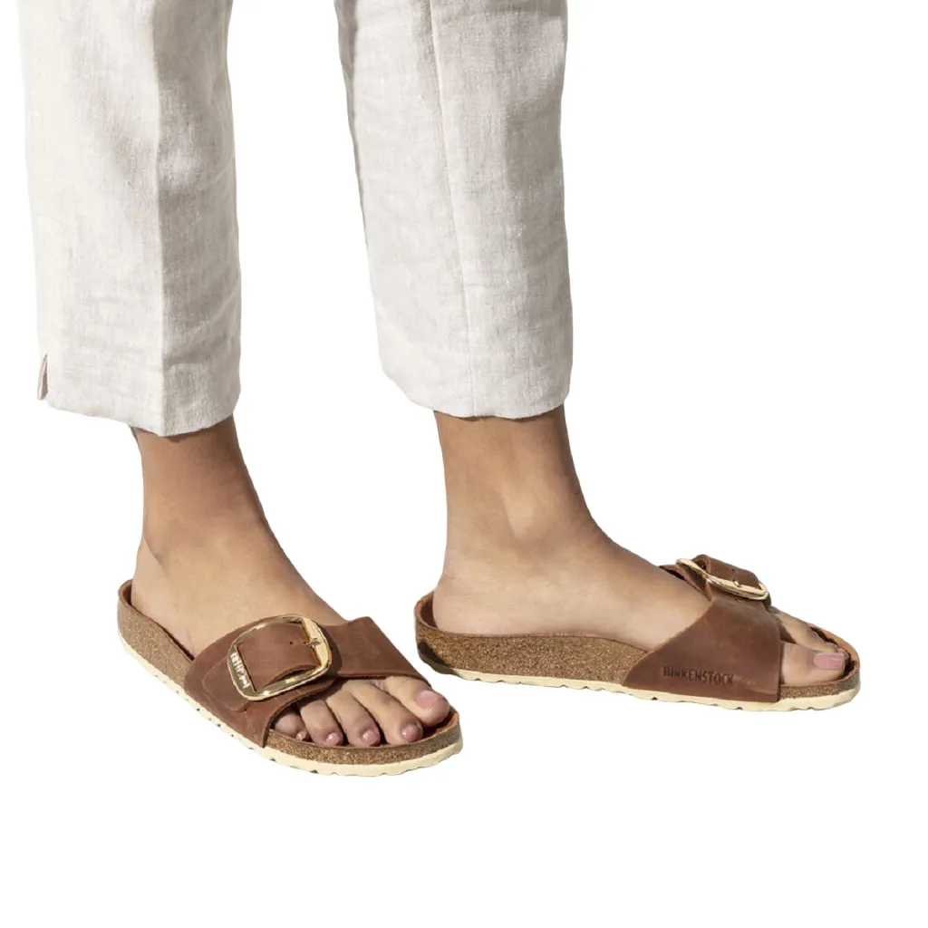 Birkenstock Women's Madrid Big Buckle Sandal - Oiled Leather