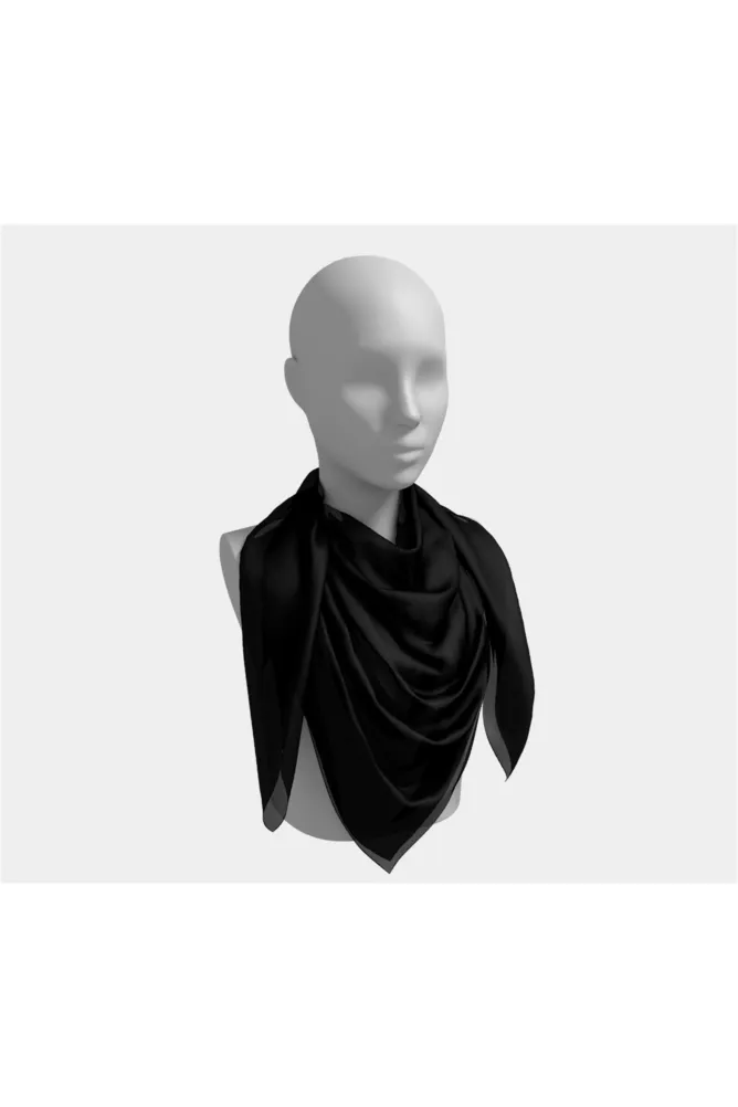 Black Square Scarf