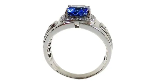 Blue Sapphire Ring 3.07ct