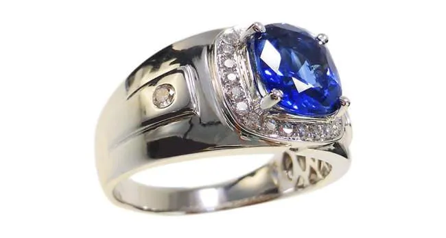 Blue Sapphire Ring 3.07ct