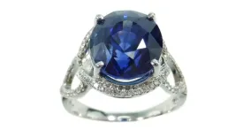 Blue Sapphire Ring 5.46ct