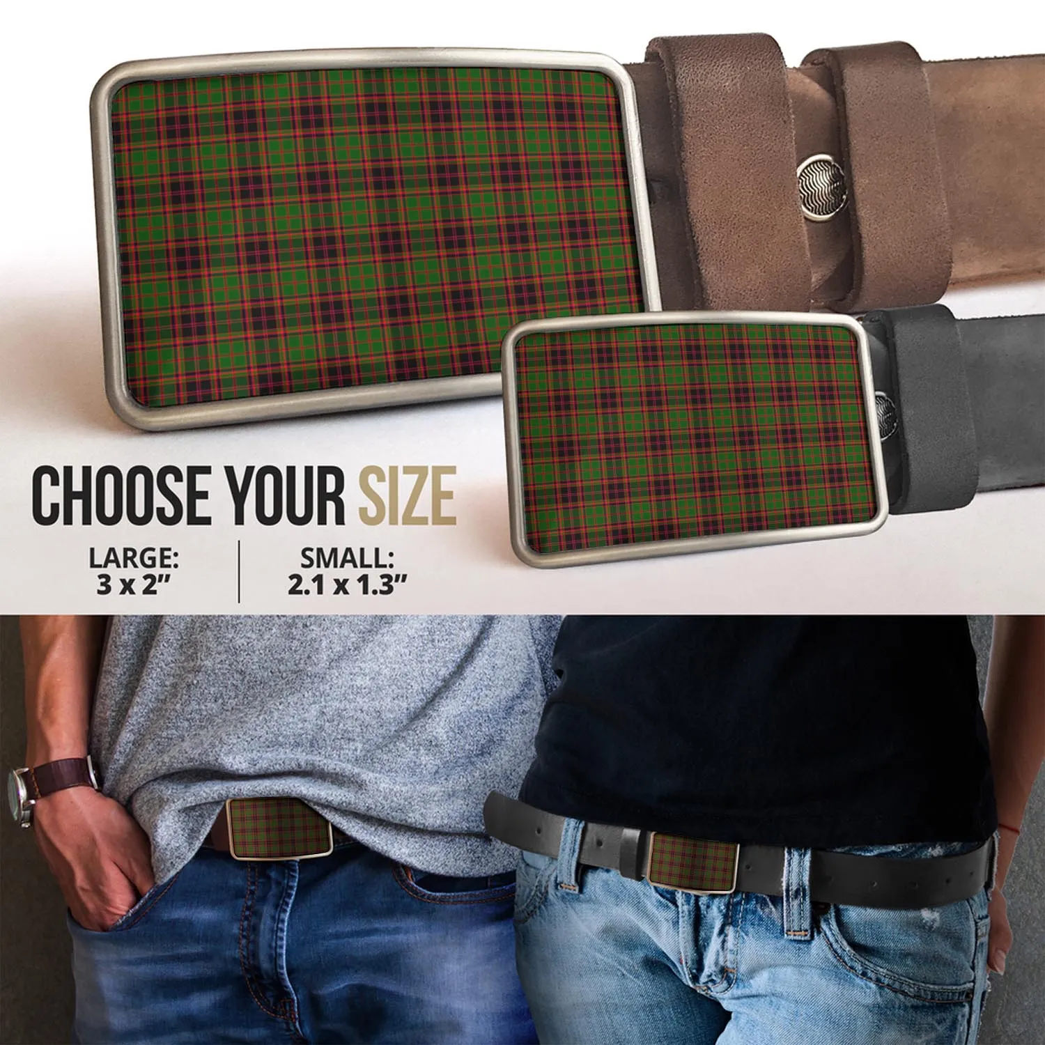 Buchan Tartan Belt Buckles