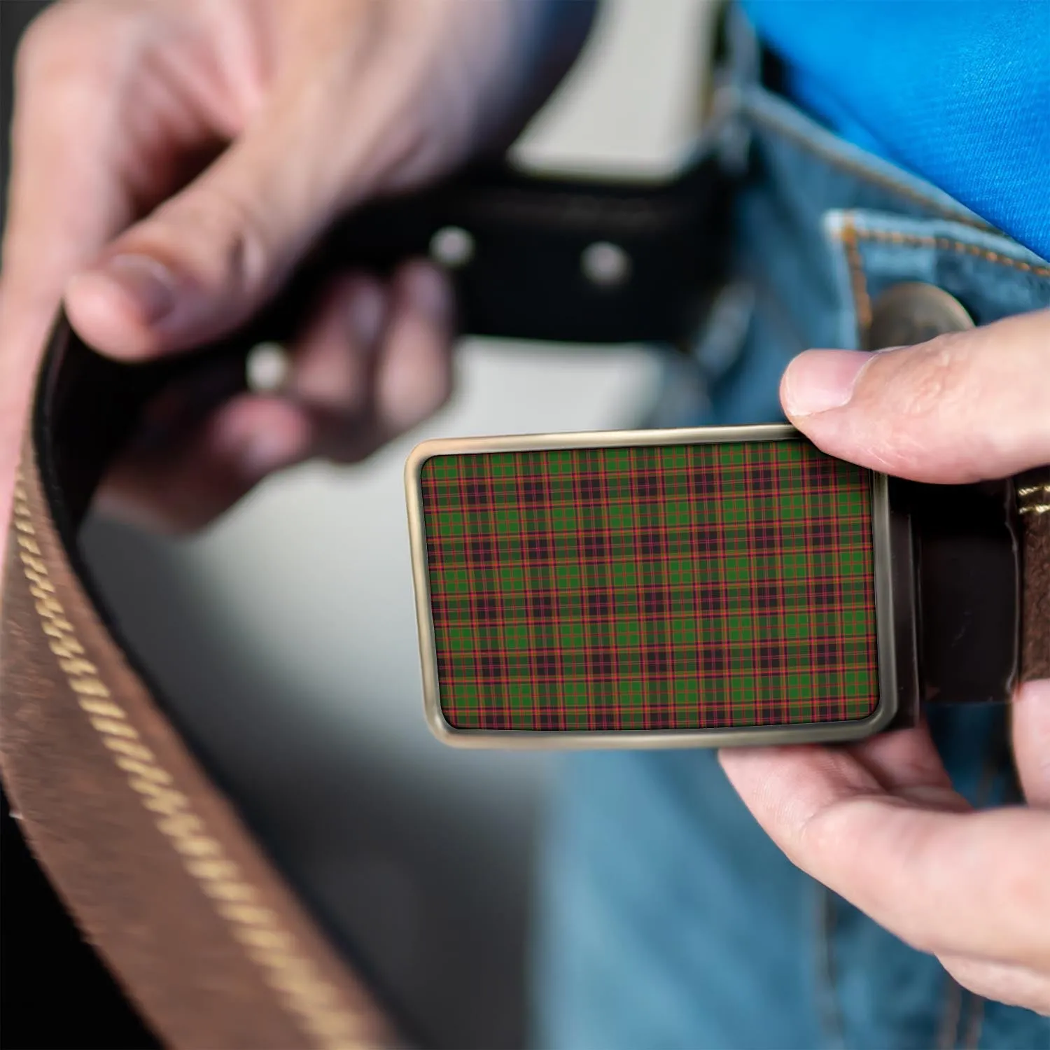 Buchan Tartan Belt Buckles