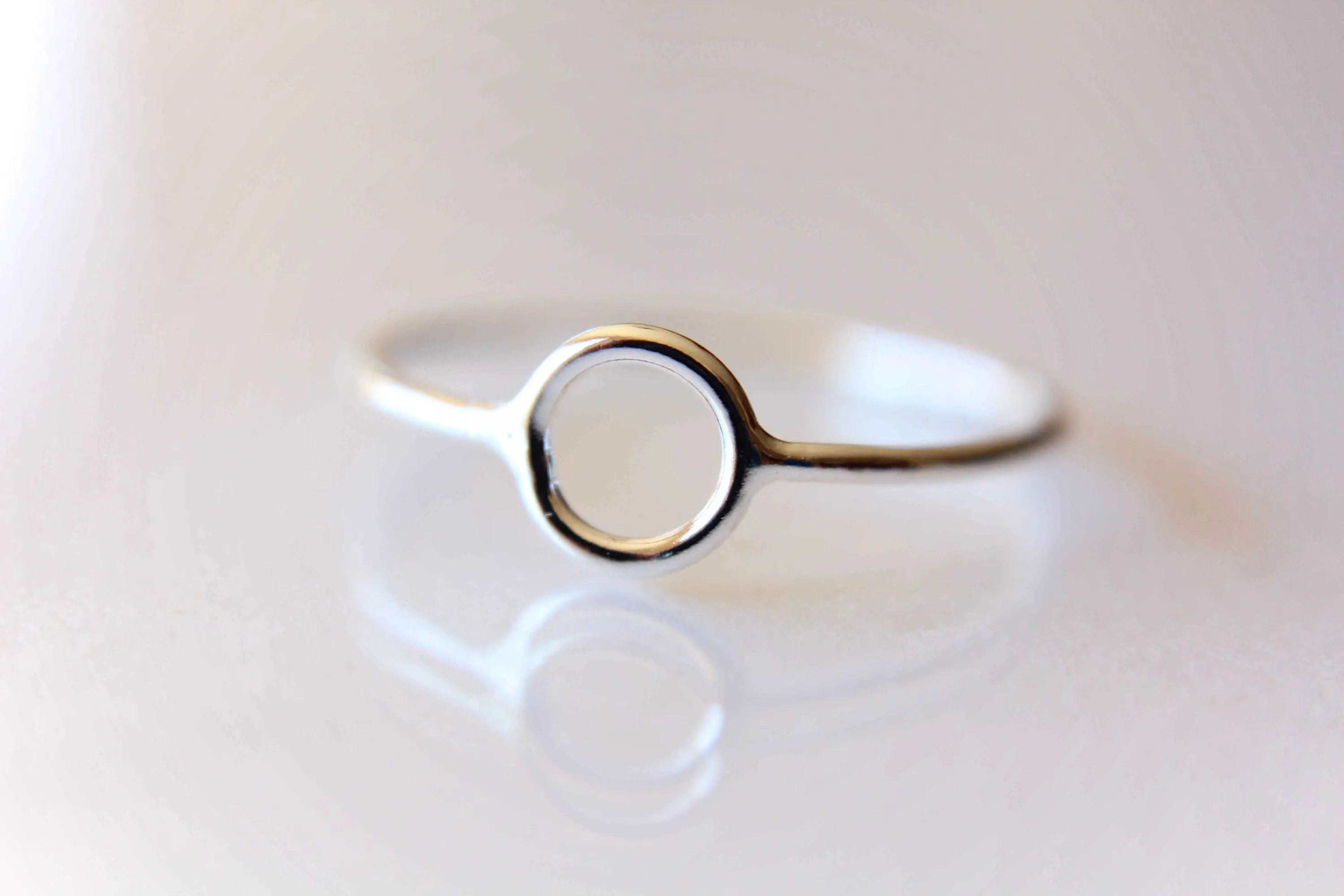 Circle Ring, Stacking Rings, Eternity Rings, Silver/Gold Circle Rings,Simple Modern Rings, Karma Circle Ring, Minimalist Jewelry, Karma Ring