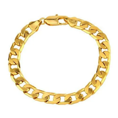 Cuban Link Bracelet in 14K Gold Unisex 8