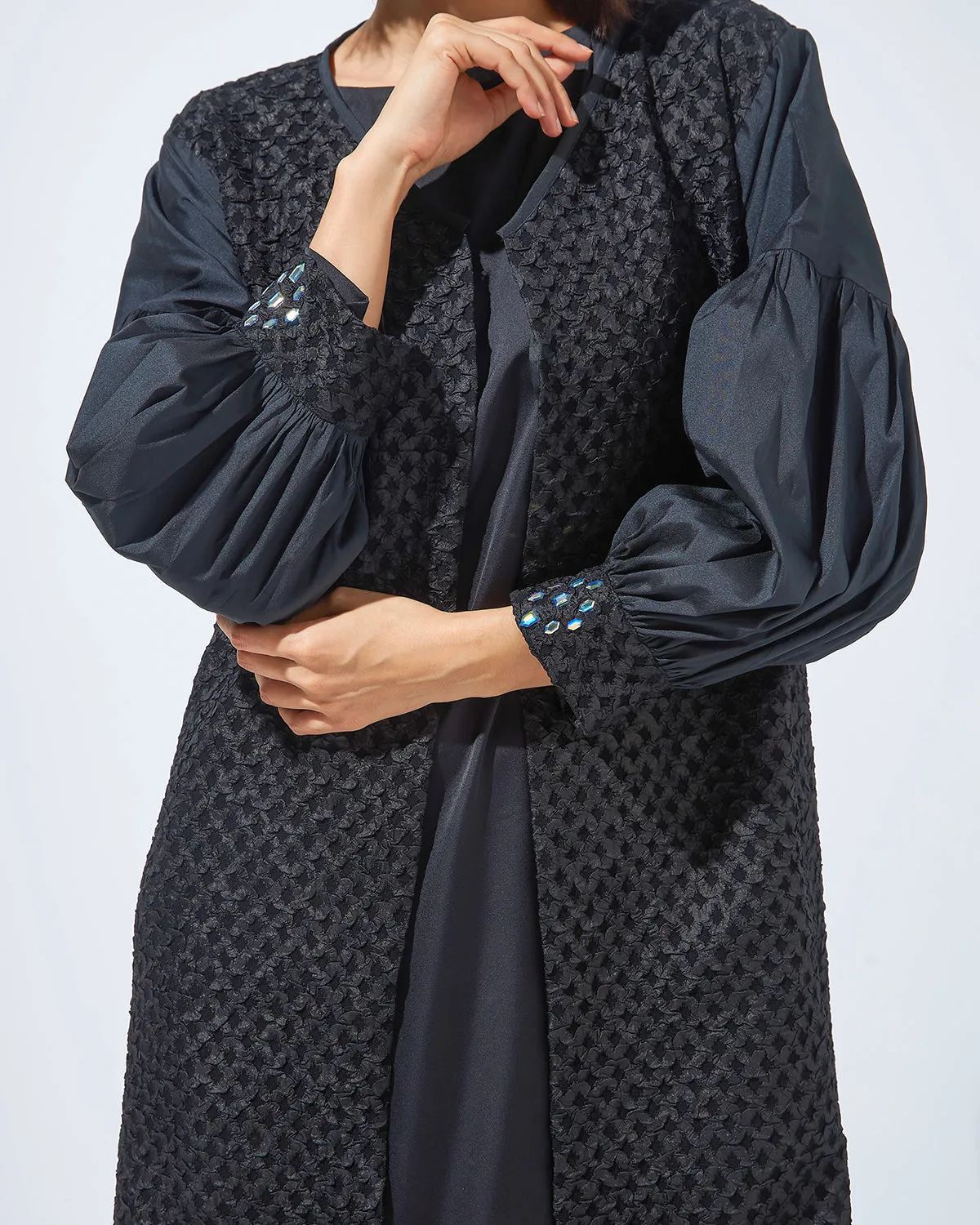 Day to Night Black Abaya