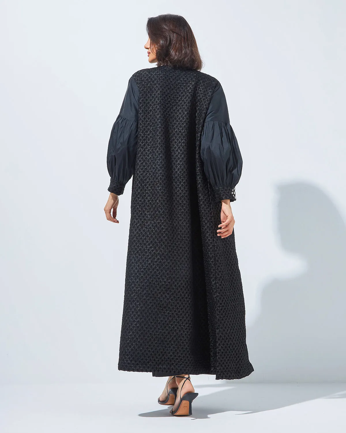 Day to Night Black Abaya