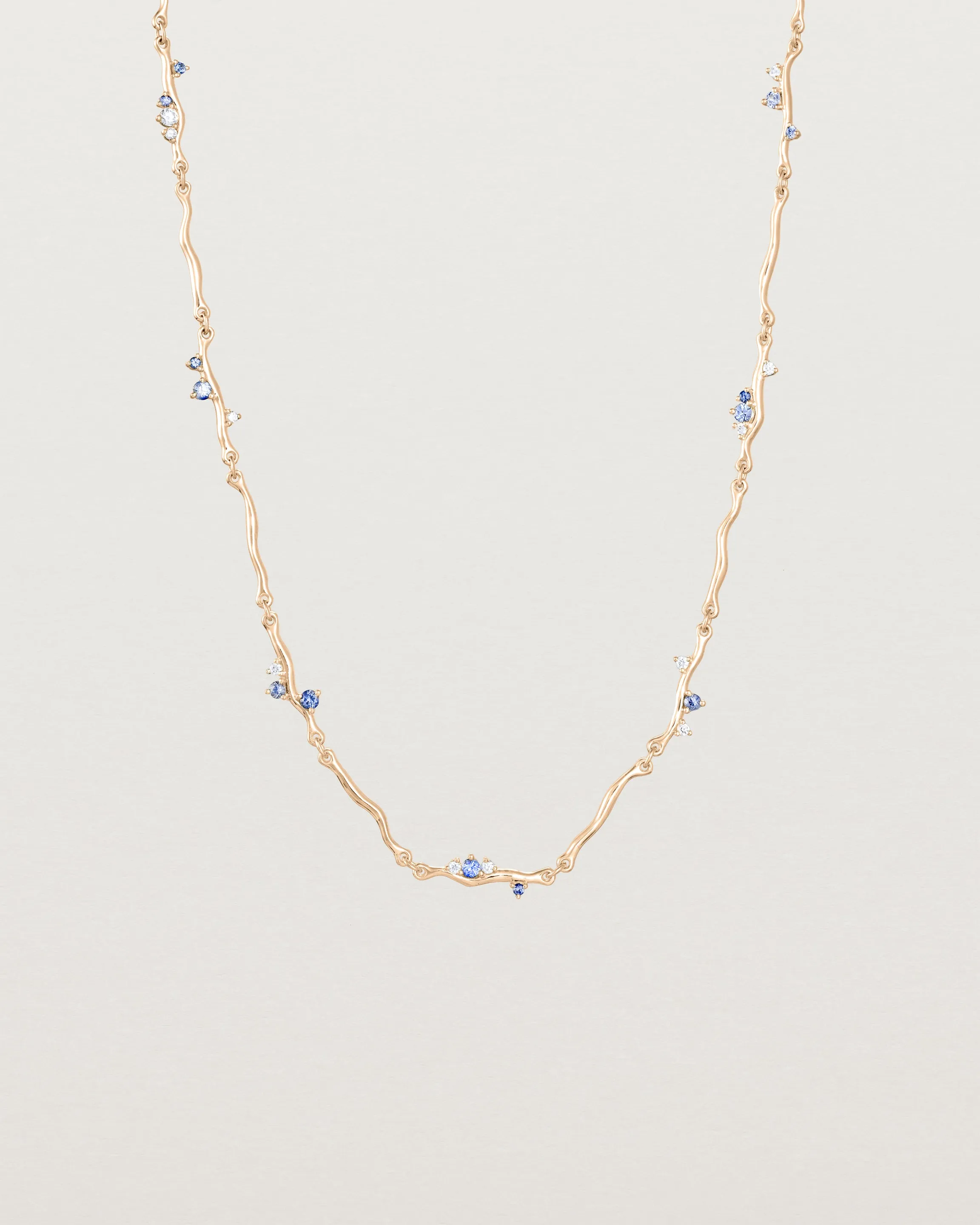 Demi Ember Necklace | Diamond & Ceylon Sapphire