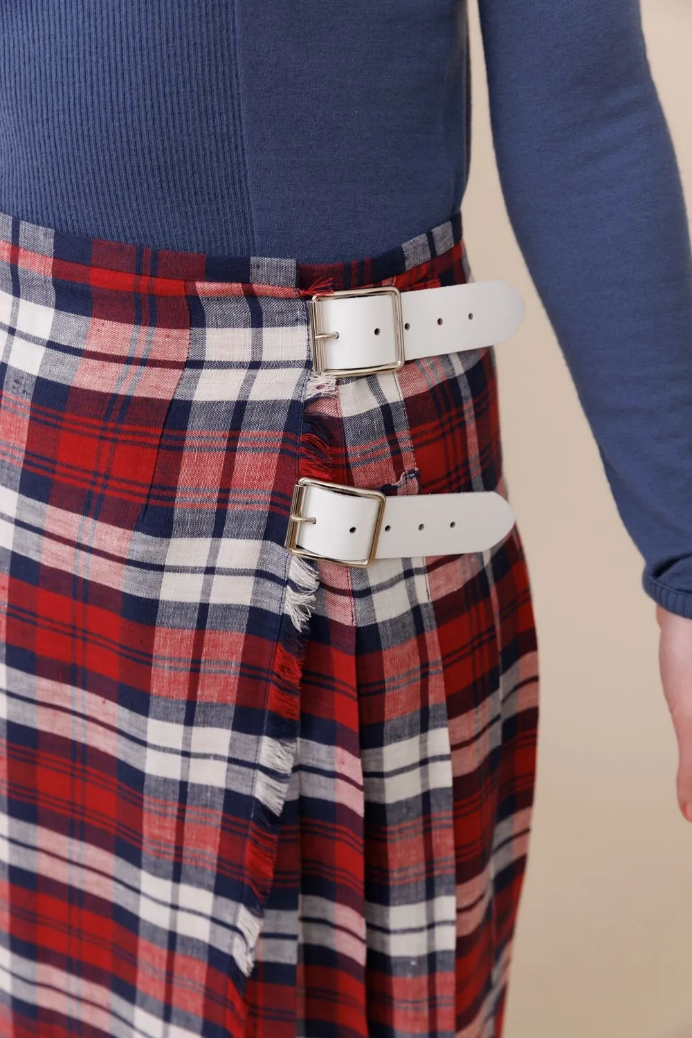 Doonbeg 100% Linen Long Kilt