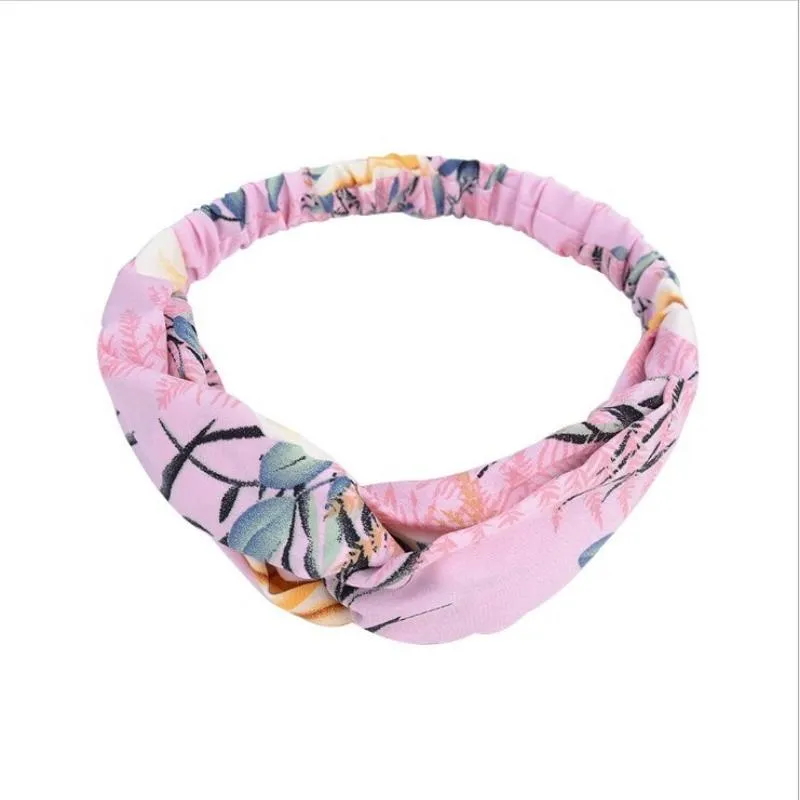 Elastic Floral Knotted Turban Headbands