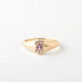 Emerson Signet - Pink Sapphire