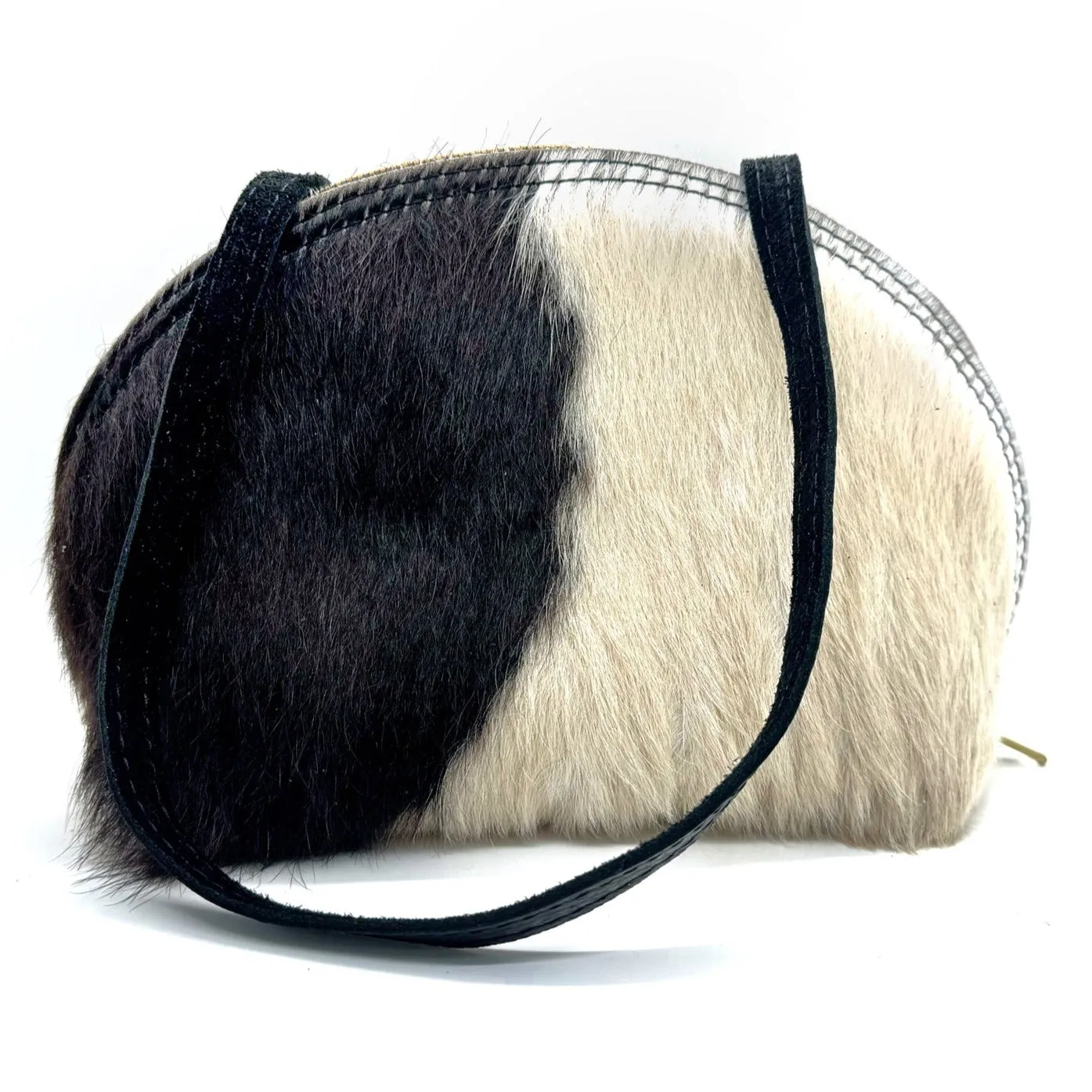 NEW! DJ Leather Cow Hair Crossbody Bag by Vicki Jean Leather Design Co.