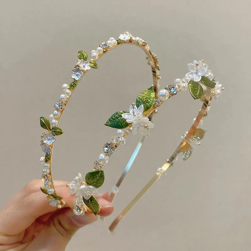 Pearl Flower Hairband