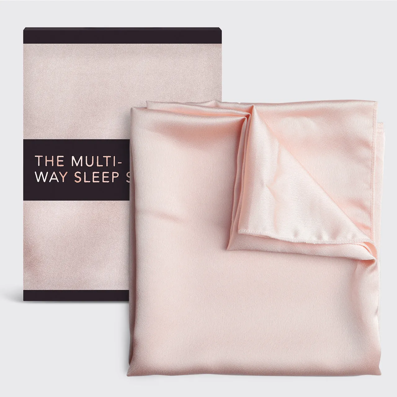 Satin Sleep Scarf (Blush)