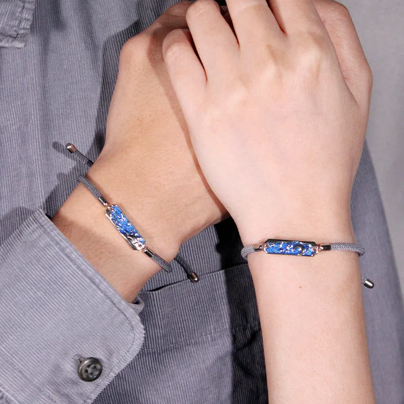 Sun Moon Bracelets for Him and Her