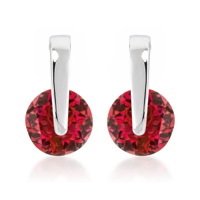 Tandy Ruby Elegance Stud Earrings