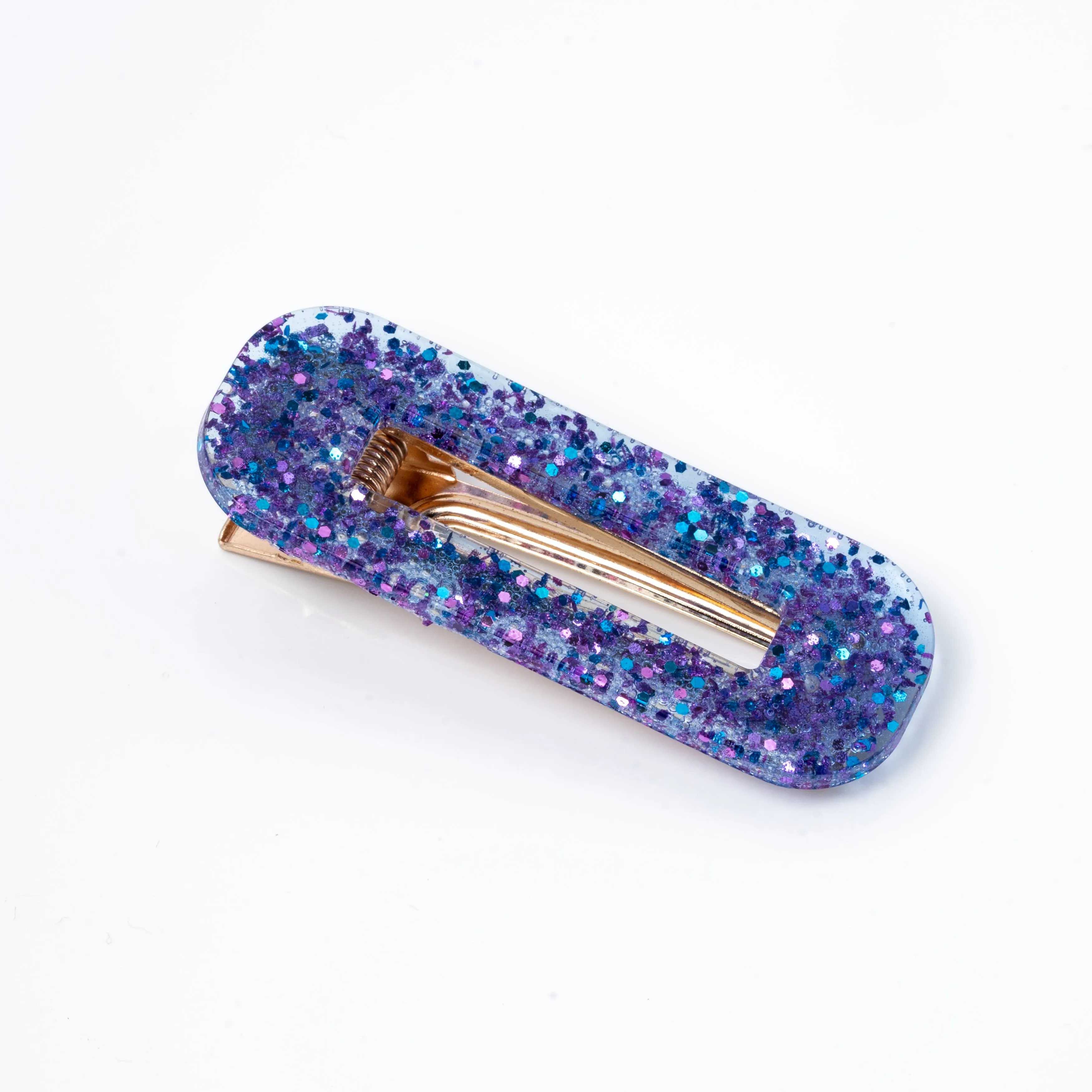 Twilight Glitter Rectangular Hair Clip