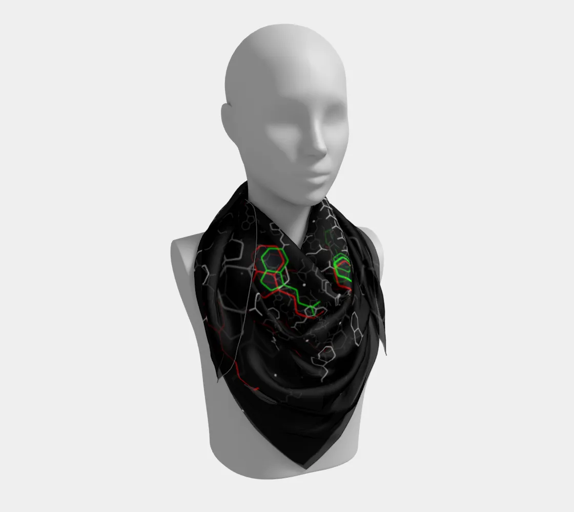 Vortex | Square Scarf | Tas Visuals